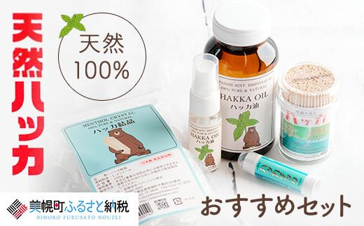 天然ハッカおすすめセット【配送不可地域：沖縄】 ふるさと納税 人気 おすすめ ランキング ハッカ ハッカ油 天然ハッカ セット 詰め合わせ 虫よけ